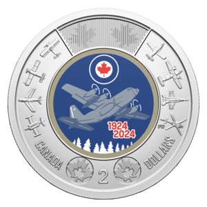 2024 Toonie - Royal Canadian Air Force - Coloured reverse